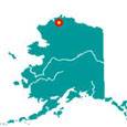 map of Alaska showing Atqasuk